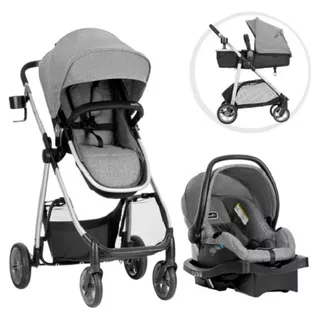 Carreola Evenflo Omni Plus Travel System Con Portabebe Gris