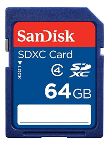 Sandisk 64gb Class 4 Sdxc Tarjeta De Memoria Flash, Embalaje