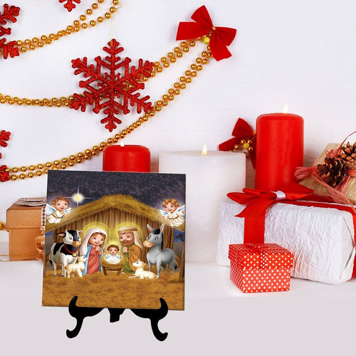 Azulejo Personalizado Presépio 03 - Decoração De Natal