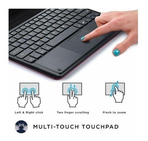 Imagen 8 de 9 de Funda Con Teclado Español + Touchpad Para iPad Mini 4/5/6