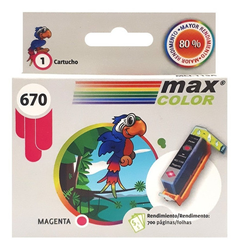 Cartucho Maxcolor Mci-115a Magenta Compatible Hp Febo