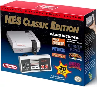 Nintendo Nes Classic Edition Mini Consola Con 30 Juegos 2016