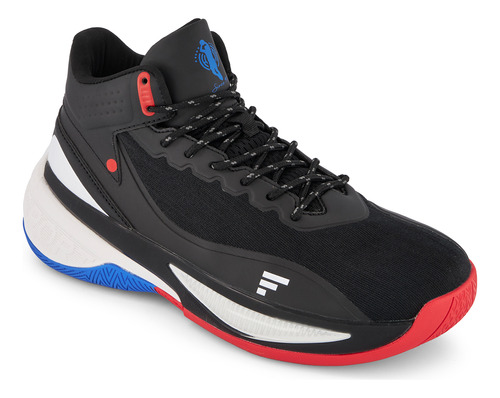 Tenis Deportivo Ferrato Tipo Bota Para Hombre Negro