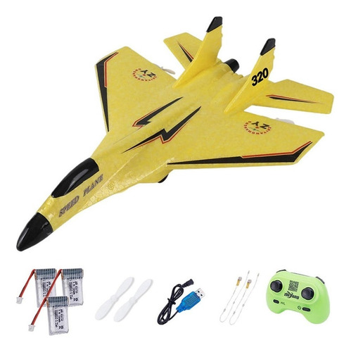 Epp Fixed Wing Rc Airplane Regalos Para Batería Amarilla 3x