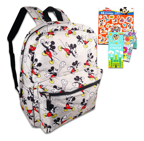 Juego De Mochila De Mickey Mouse Para Niños Paquete De De De