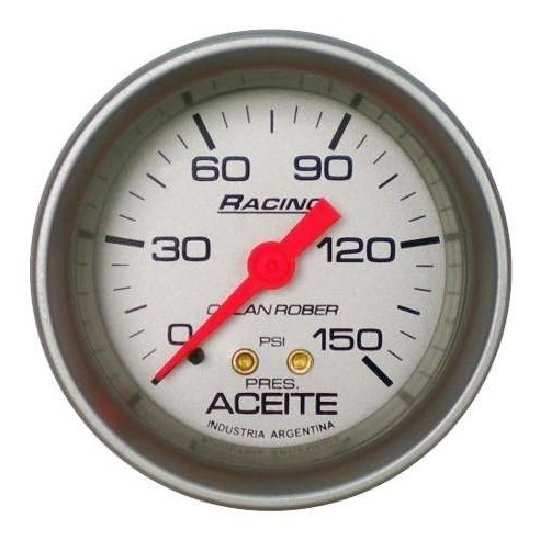 Orlan Rober Manómetro Mecanico Presión Aceite Racing 315p150