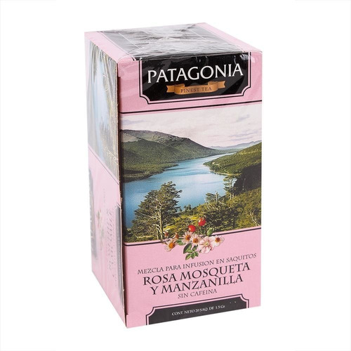 3 Cajas Te Patagonia Rosa Mosqueta Manzanilla 60 Sobres Dw