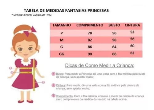 Vestido Infantil Princesa Cinderela Desenho Brilho