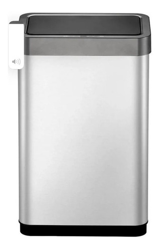 Lixeira Com Tampa Automática 50l Inox - Members Mark