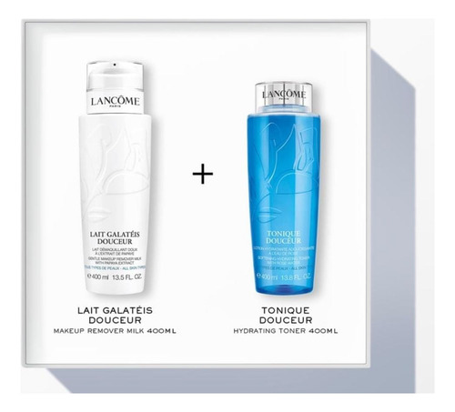 Kit Lancome Duo Demaquillant Douceur Leche Limpieza + Tónico
