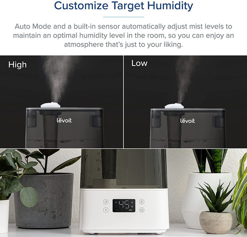Imagen 4 de 9 de Humidificador Ultrasonico Levoit Habitacion Grande Alexa Wif