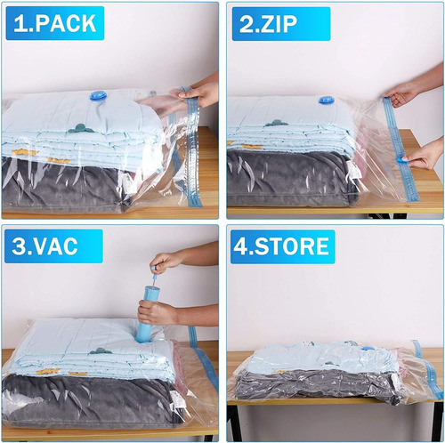 L Bolsas De Vacío Ahorro De Espacio Pack De 8 Unidades