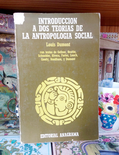Introducción A Dos Teorías De La Antropología Social Dumont (Usado)