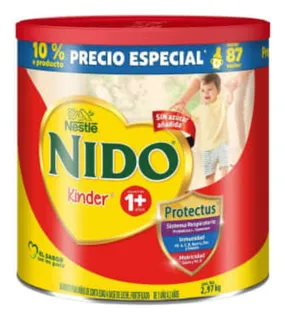 Nido Kinder Protectus A +1 Año Lata 2.97 Kg Sabor Natural