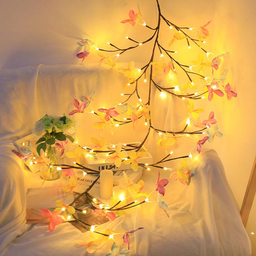 Rama De De Navidad Iluminada, Ramas Iluminadas, 4,5 V,