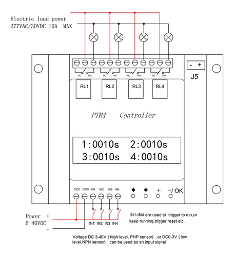 M Switch Módulo De Interruptor Programable Con Retardo