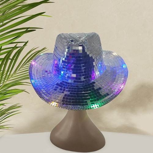 . Sombrero De Vaquero De Discoteca, Sombrero De Iluminado