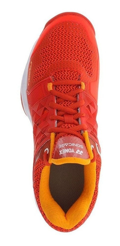 Zapatillas Tenis Padel Hombre Yonex Sonicage Negro / Rojo Baires Deportes Distr Oficial Local En Oeste Gran Bs As