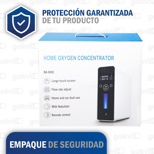 Imagen 4 de 5 de Concentrador Oxigeno Portatil Electrico Domestico 2 Litros