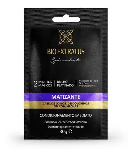 Ampola Matizante Condicionamento Imediato 30g Bio Extratus