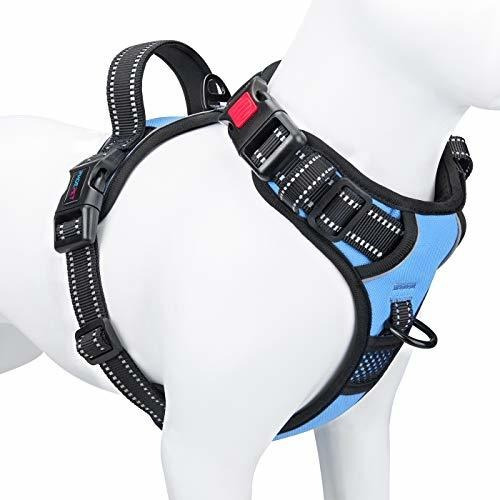 Phoepet No Pull Dog Harness Reflexive Adjustable Vest 5v5vv