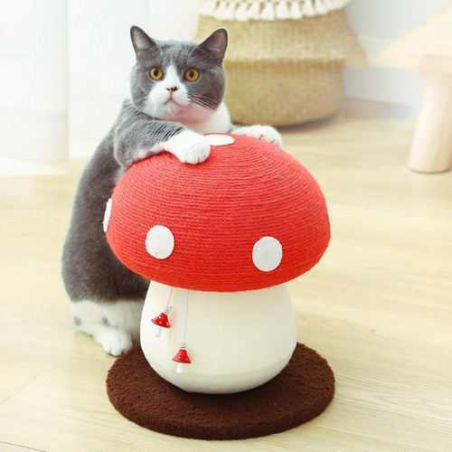Rascador De Setas Para Gatos Rascador Para Gatitos Con Hongo