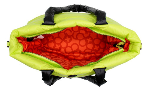 Tote Color Verde Neón Jaime Ibiza Para Mujer Ji 2436
