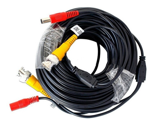 Cable Siames 30 Metros Con Conectores Cctv Videovigilancia