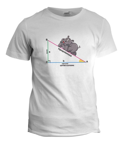 Camiseta Personalizada Hipopotenusa - Matemática - Divertida
