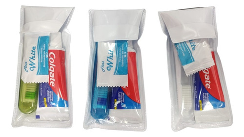 Kit Colgate Escova, Creme Dental Mini E Fio 40 Cm C/ 40 Unid