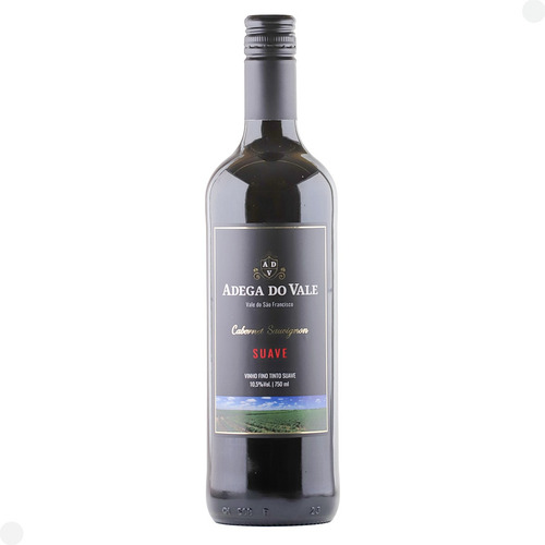 Vinho Tinto Fino Suave Adega Do Vale Cabernet Sauvignon