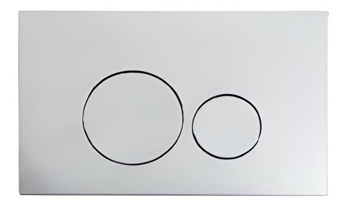 Imagen 1 de 5 de Tapa Tecla Ferrum Dual Deposito Embuti Rectangular Redonda