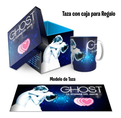 Taza Con Caja Para Regalo, Ghost La Sombra De Amor