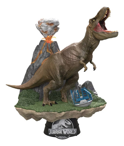 T Rex Jurassic World Luz Led D Stage 122 Beast Kingdom