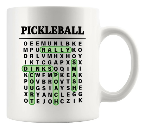 Crucigrama Pickleball Player Regalos Pickleball Regalos Para