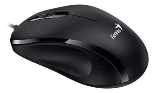Mouse Genius Dx 101 Óptico Usb Negro Diestro