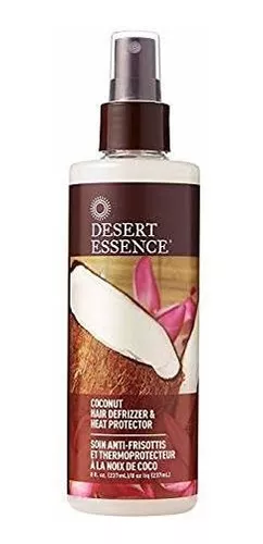 Desert Essence, Coconut Hair Defrizzer & Heat, 237ml 