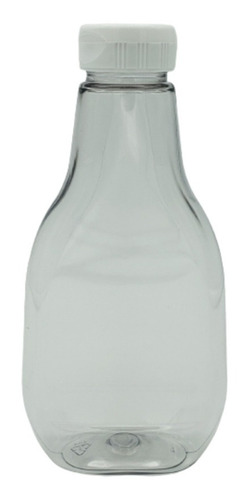 Botella Pet Squeeze 250ml Con Tapa Fliptop Y Liner (50 Pza)