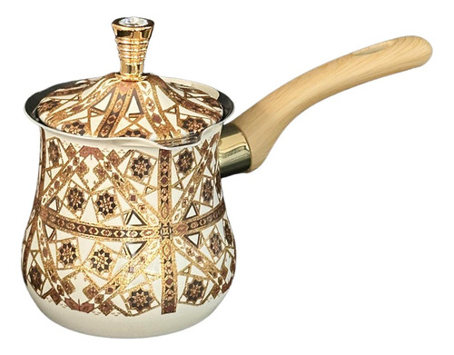 Cafetera Árabe Para Derretir Y 550 Ml Patrón Marrón