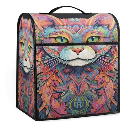 Funda Para Cafetera De Colores Con Diseño De Gato