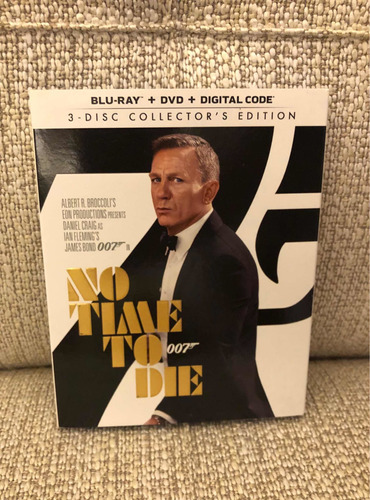No Time To Die 007 James Bond Bluray Original