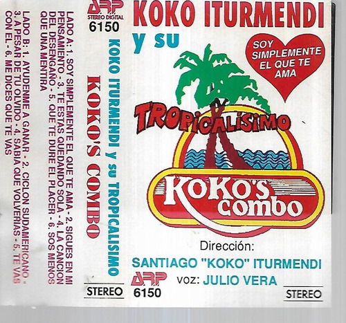 Koko Iturmendi Su Tropicalisimo Kokos Combo Casette Paraguay