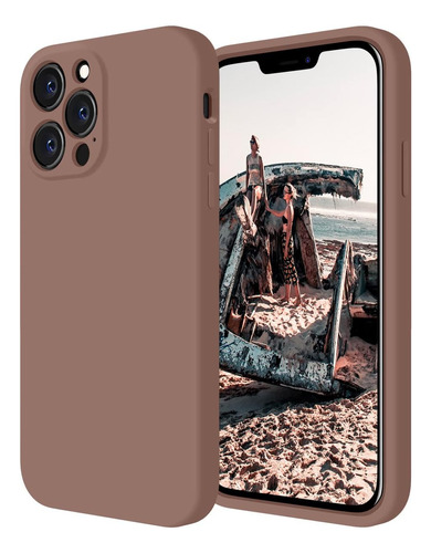 Funda Cordking Para iPhone 13 Pro Max-marrón Claro