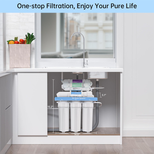 Purificador De Agua Ro Enche 10 Etapas 100 Gpd Alcalino