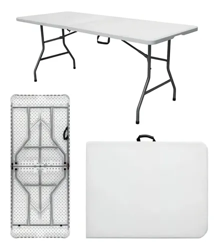 Mesa Dobrável Portátil Luvinco 1,80m
