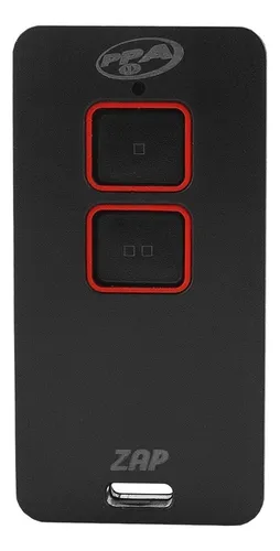 comprar Controle Ppa Zap 433mhz Dupla Tecnologia Portão Eletrônico Cor Pretou002Fvermelho