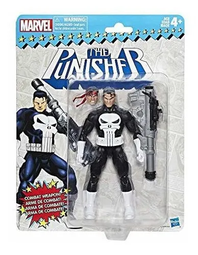 Figura Marvel Retro 6 Pulgadas De Punisher
