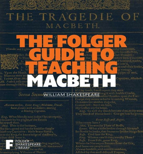 Folger Gt Teaching Macbeth, De Obrien Peggy. Editorial Simon & Schuster En Inglés, 2024
