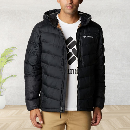 Campera Columbia Hombre Con Capucha Térmica Labyrinth Loop