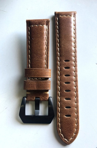 Pulseira Couro P/ Panerai Varios Modelos Brinde Ferram E Pin